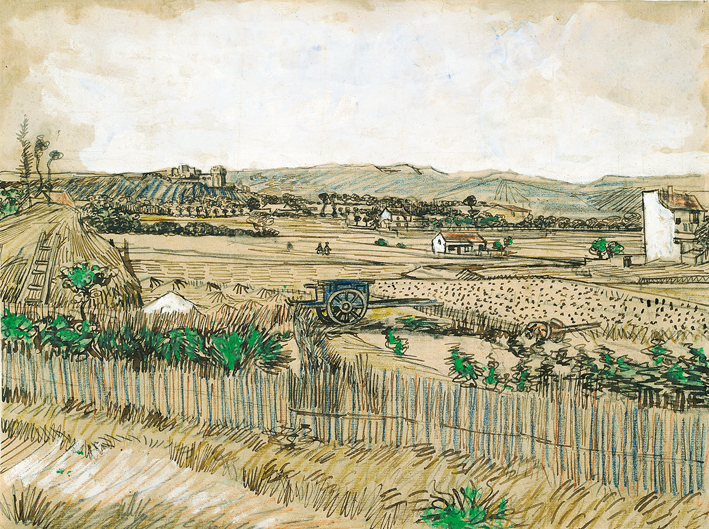  文森特·威廉·梵高  Vincent Willen Van Gogh —— 蓝色的车